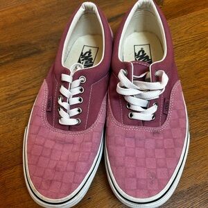 Vans Checkerboard Sneakers Pink Mauve Women’s 10 Men’s 8.5